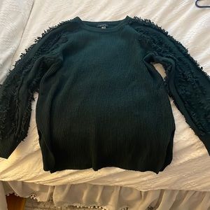 Dark green sweater